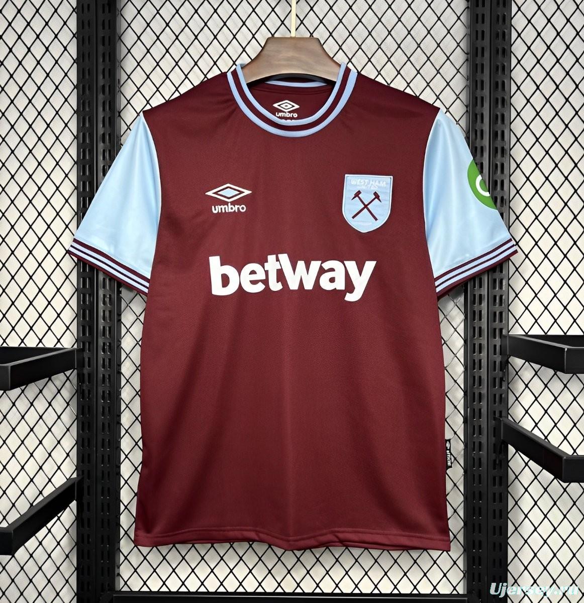 24/25 West Ham United Home Jersey