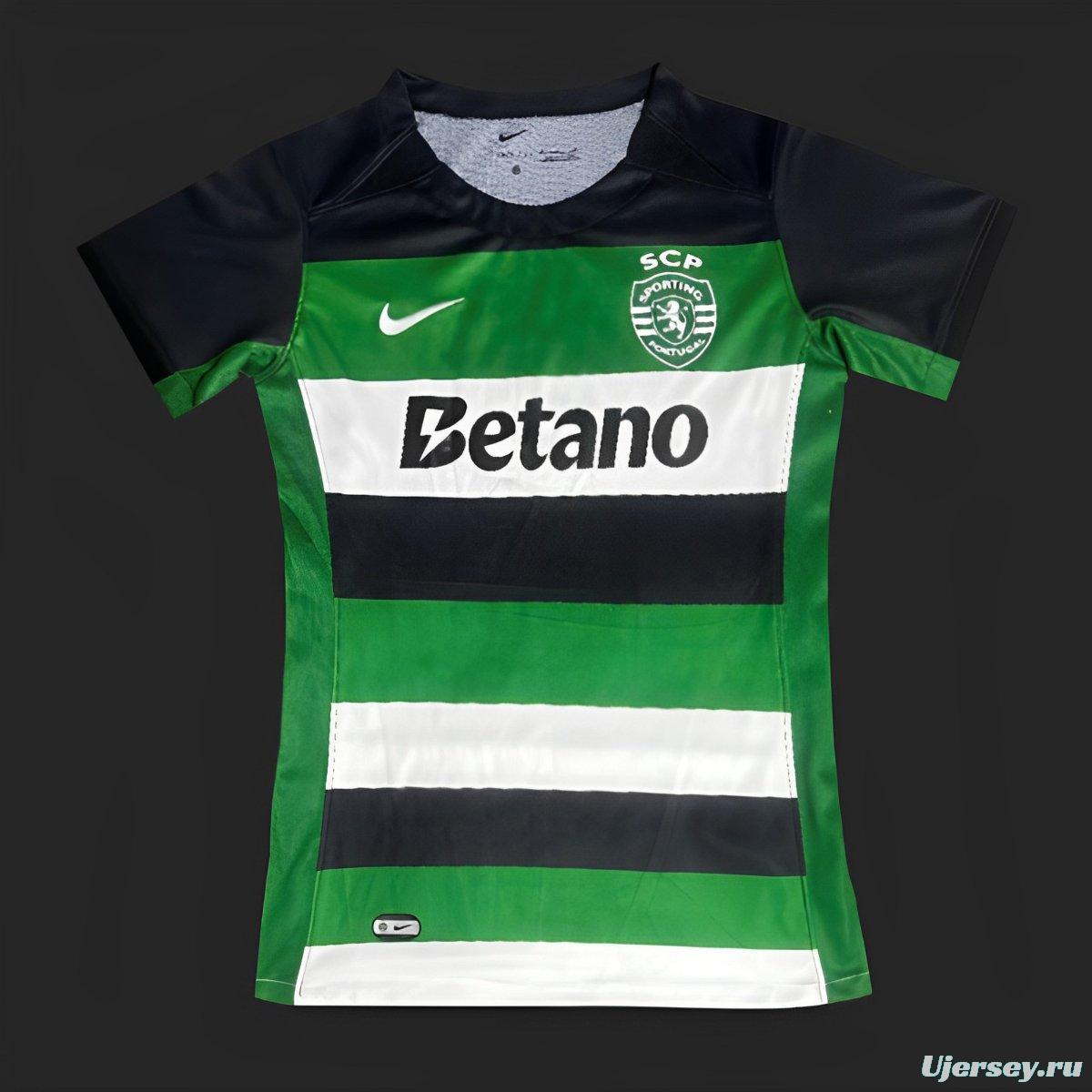 24/25 Women Sporting Lisbon Home Jersey