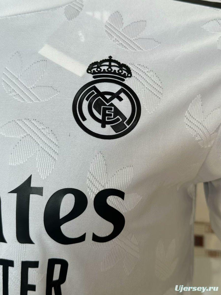 Player Version 24/25 Real Madrid x Adidas Original White Jersey