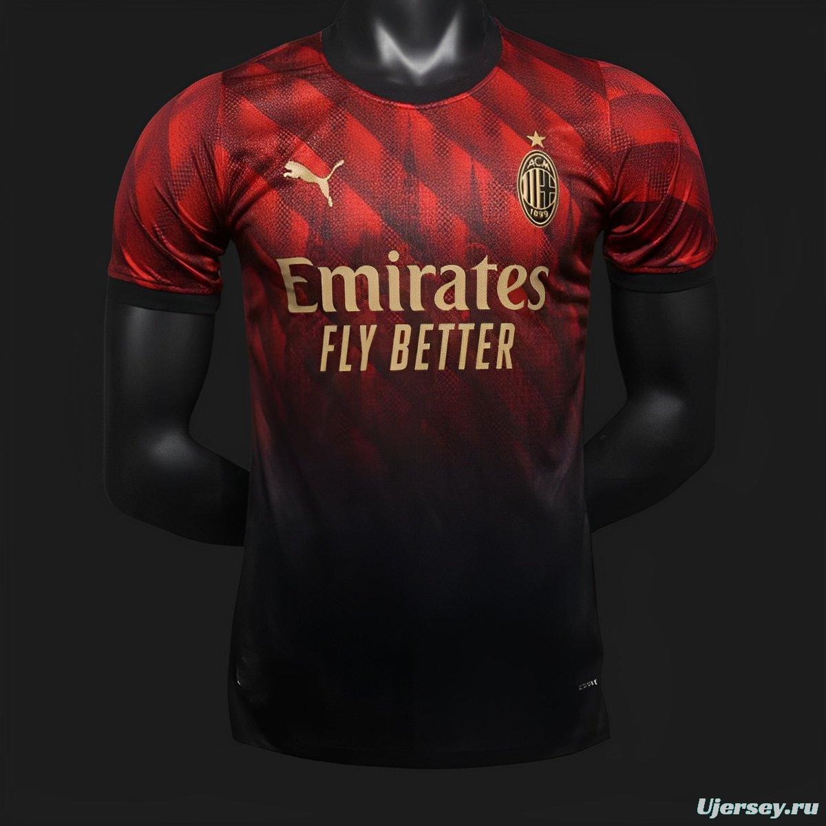 Player Version 24/25 AC Milan Church Pattern Limited Jersey