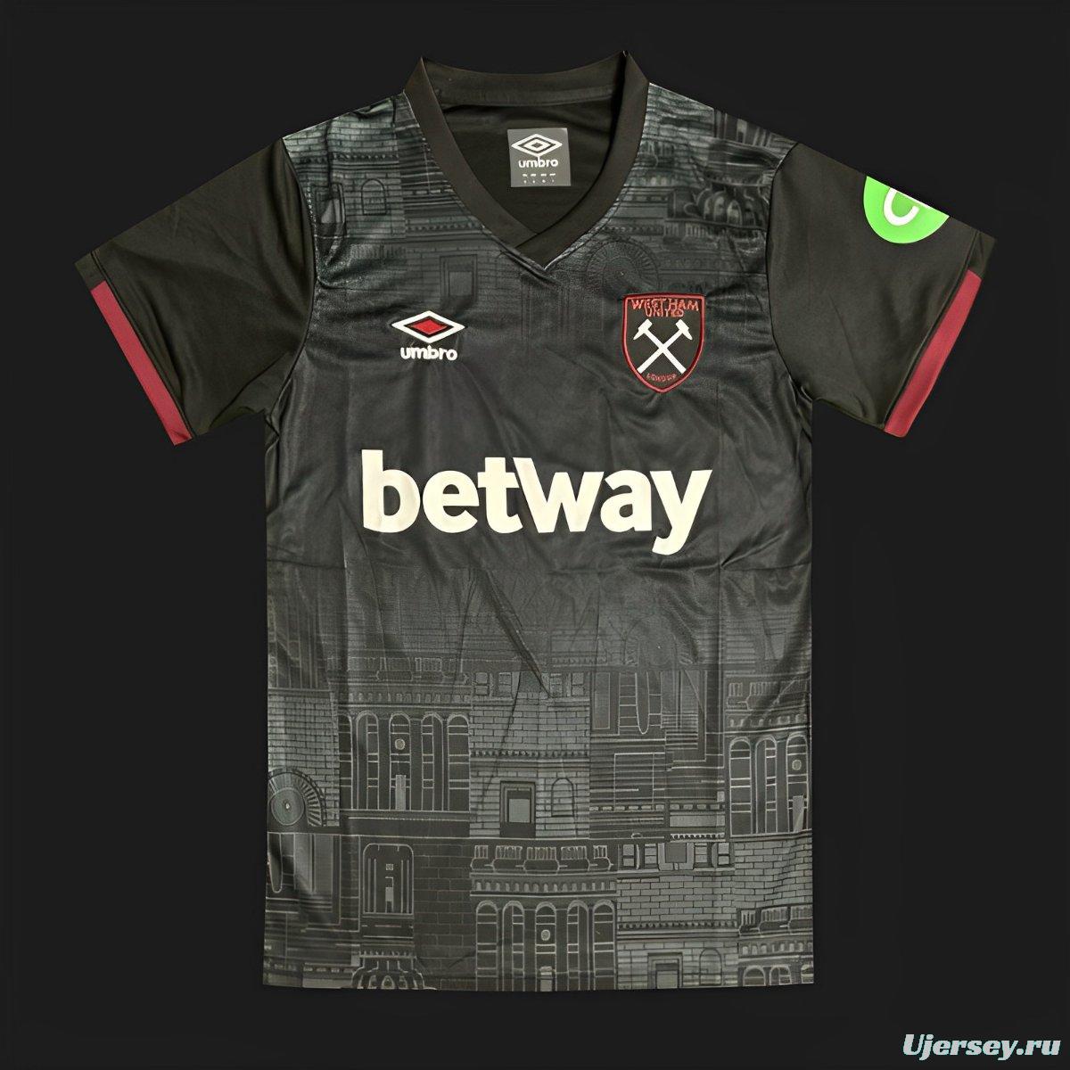 24/25 West Ham Untied Away Black Jersey