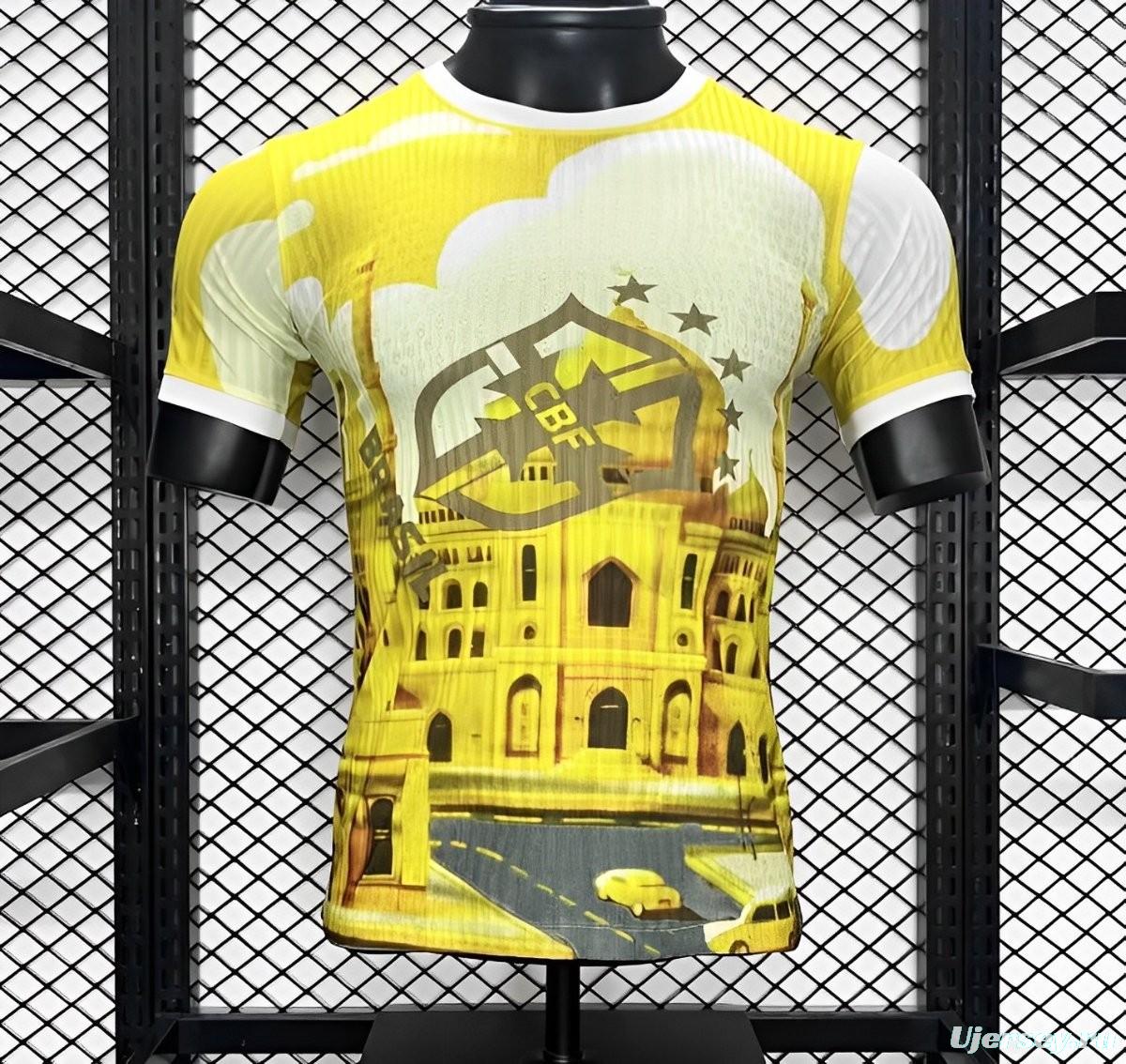Player Version 2024 Brazil Yellow Special Jersey