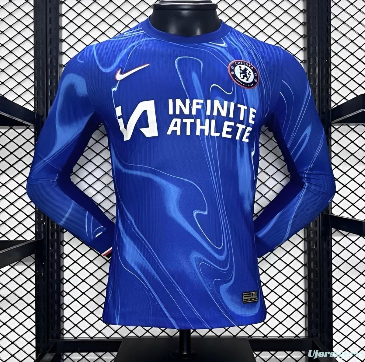 Player Version 24/25 Chelsea Home Long Sleeve Jersey