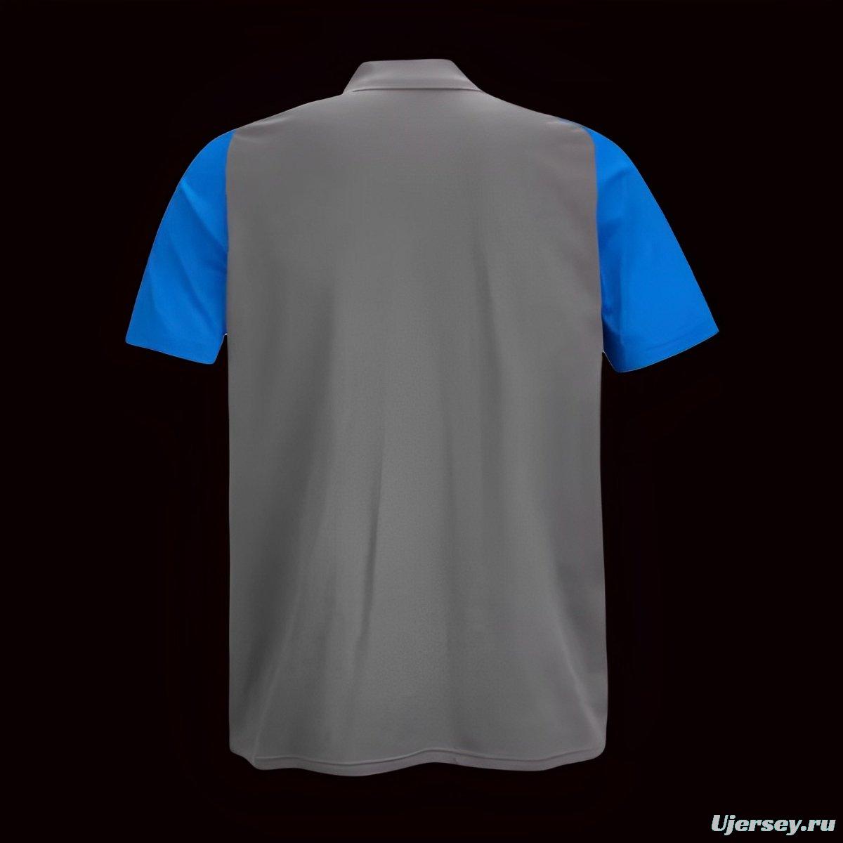 24/25 Leeds United Grey POLO Jersey