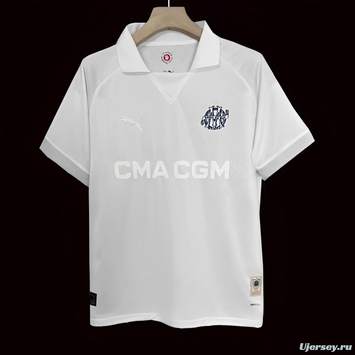 24/25 Olympique Marseille 125th Anniversary White Jersey