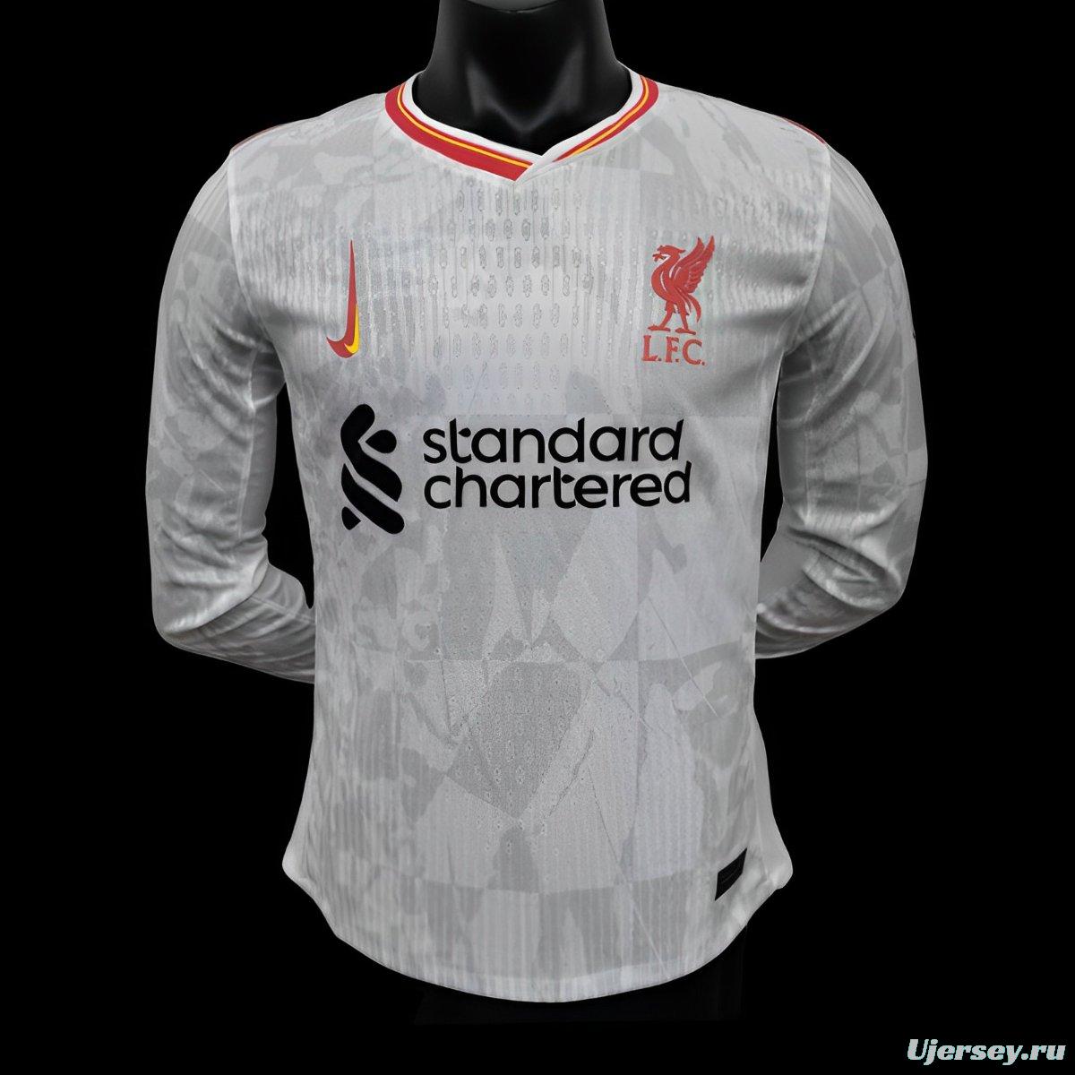 Player Version 24/25 Liverpool Third Long Sleeve Jeresy