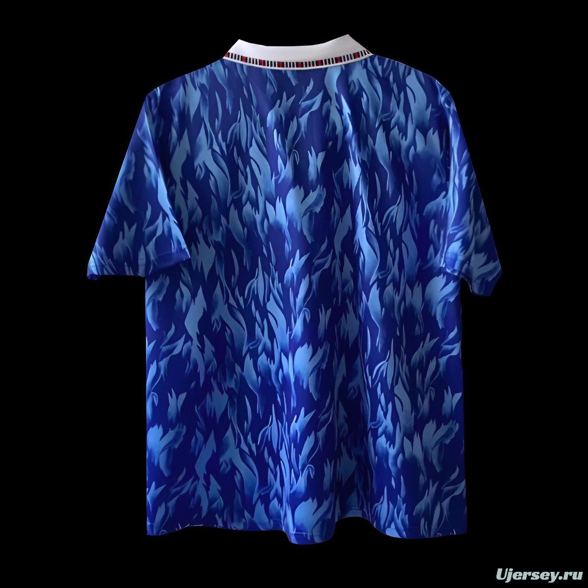 Retro 92/93 Southampton Away Blue Jersey