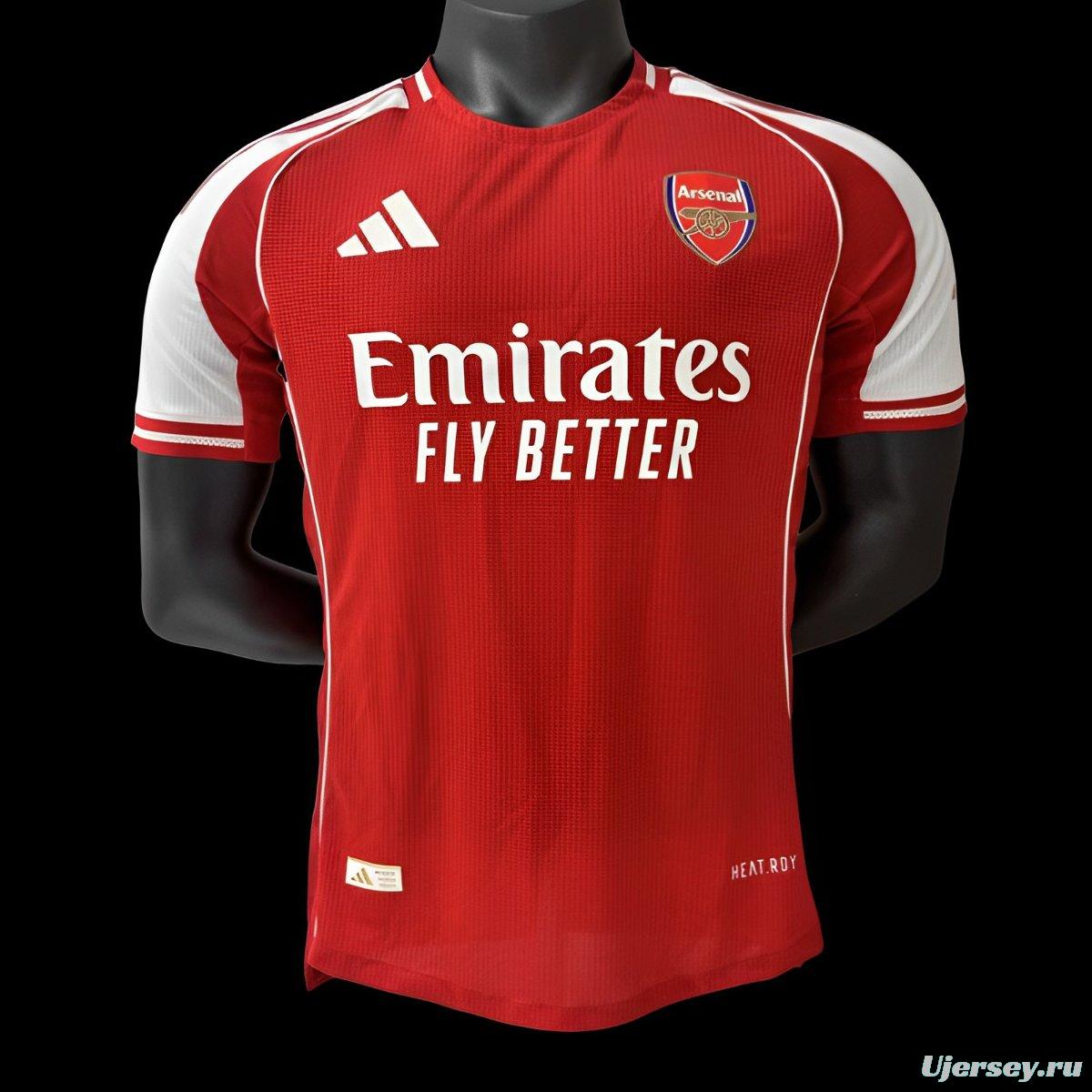 Player Version 25/26 Arsenal Home  Jersey