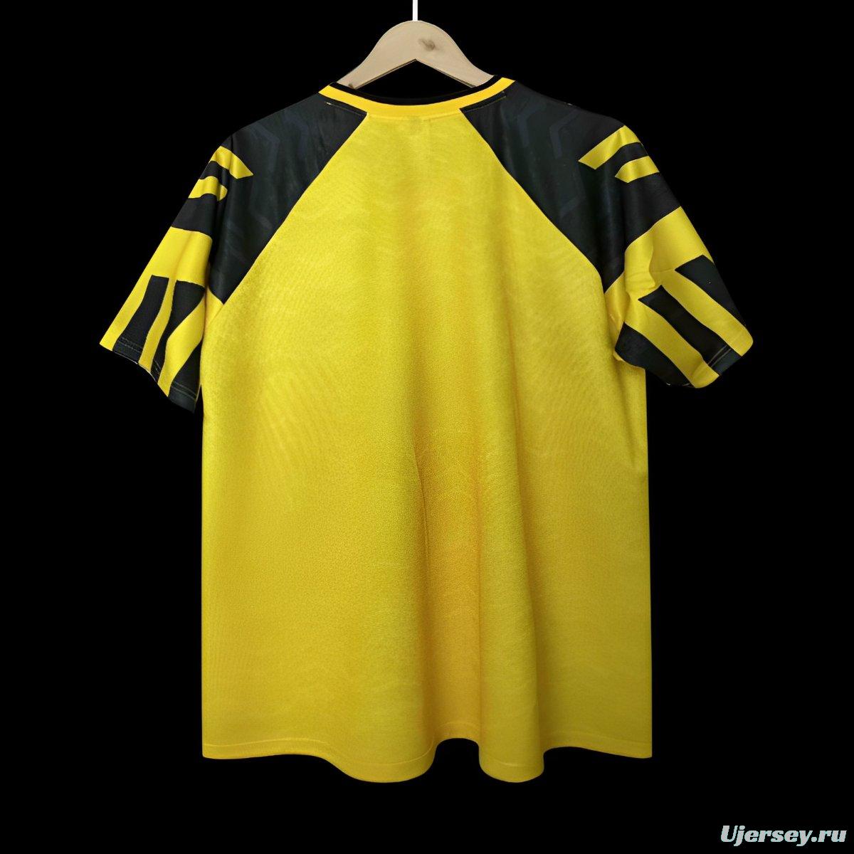 Retro 92/93 Sunderland Away Yellow Jersey