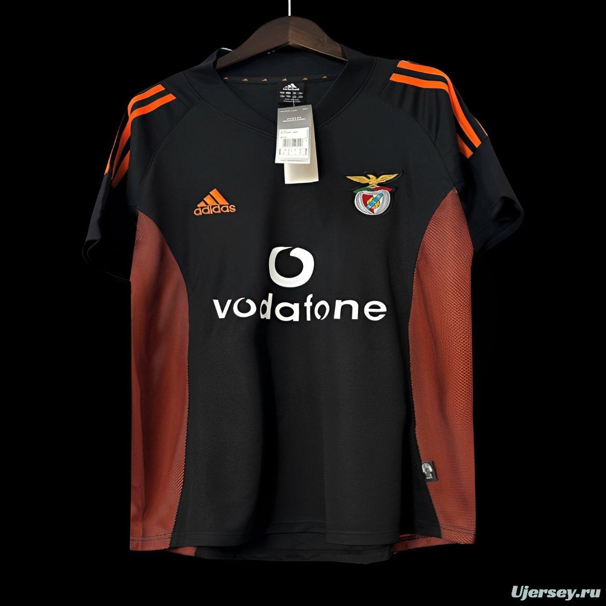 Retro 02/03 Benfica Away Black Jersey