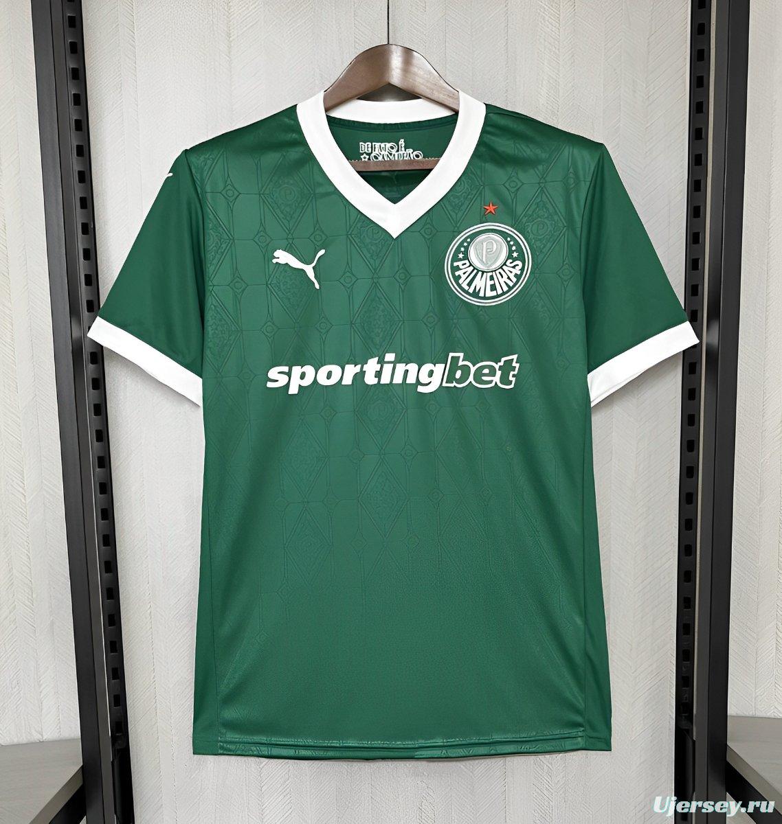 25/26 Palmeiras Home Jersey S-XXXXL