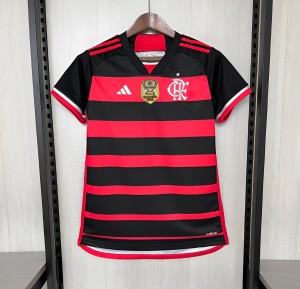 24/25 Womens Flamengo Home Patch Da Copa Do Brasil Jersey