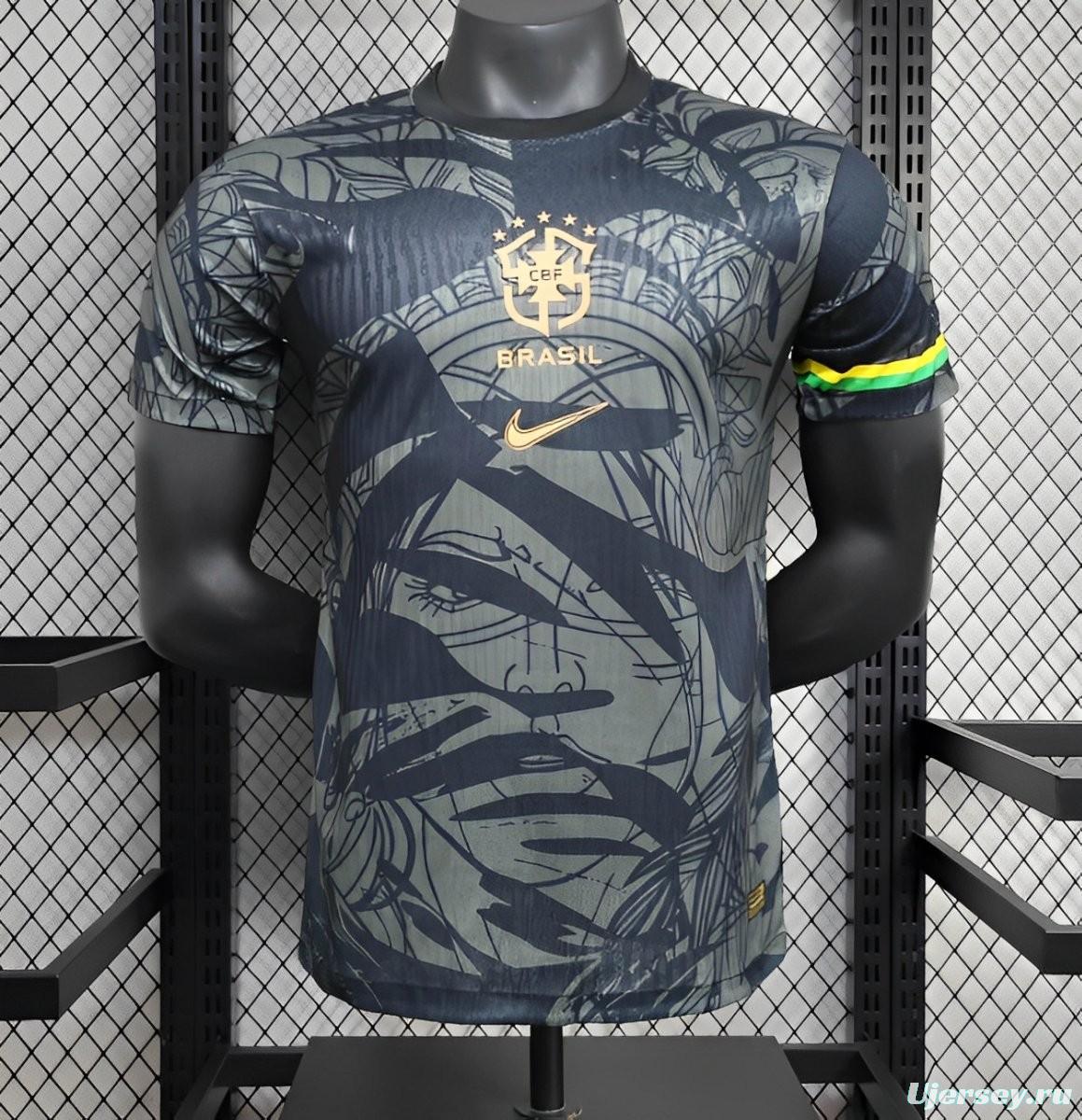 25/26 Player Version Brazil Special Edition Black Jersey