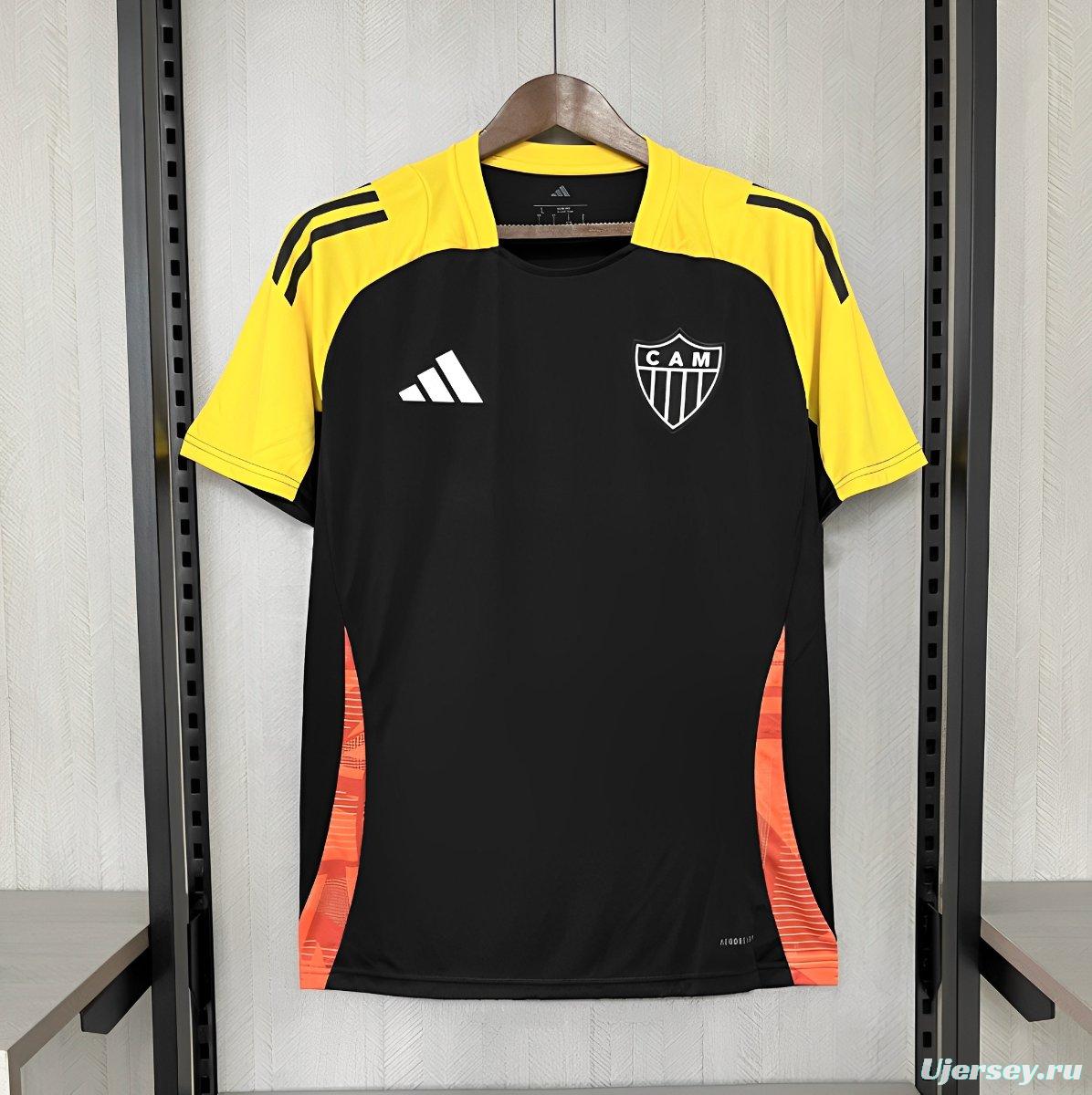 25/26 Atletico Mineiro Training Black/Yellow Jersey S-XXXXL