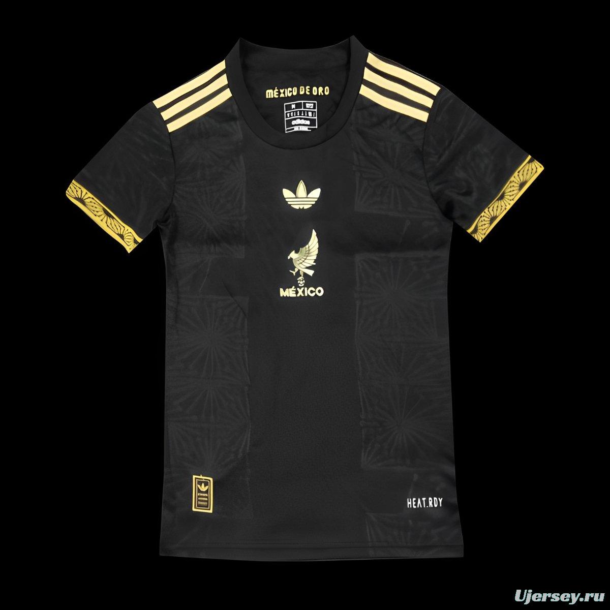 Women 2025 Mexico Gold Cup Black Special Jersey