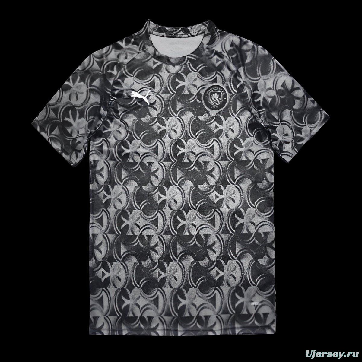 25/26 Manchester City Black Pre-Match Jersey