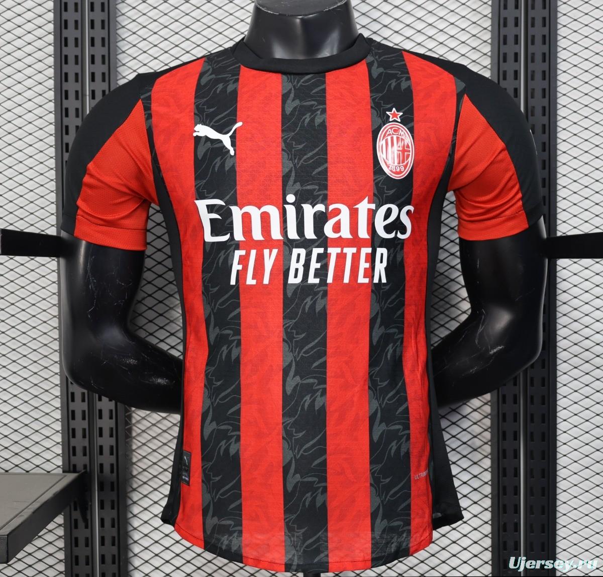 Player Version 25/26 AC Milan Home Jersey