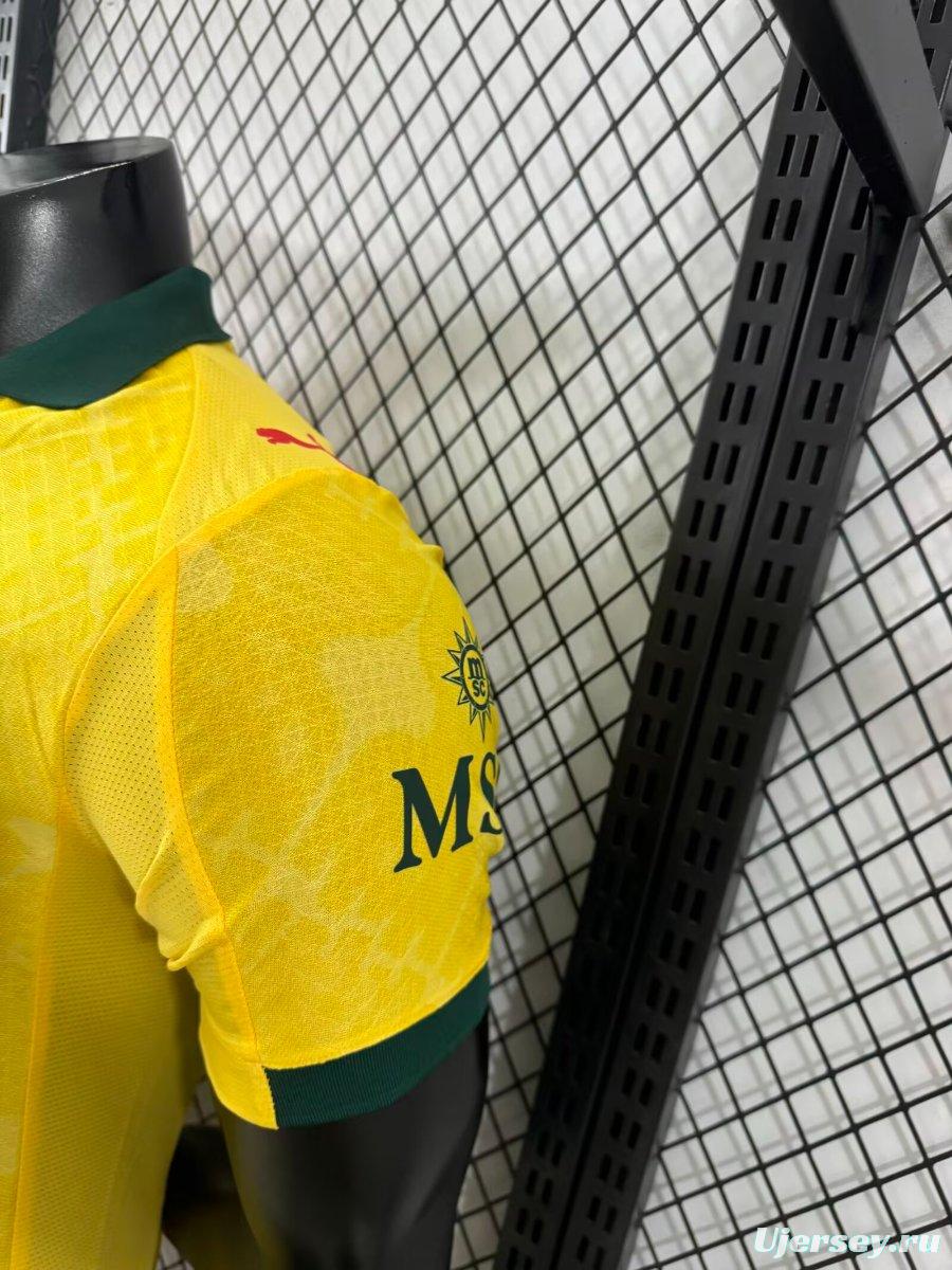 Player Version 25/26 AC Away Yellow Jersey