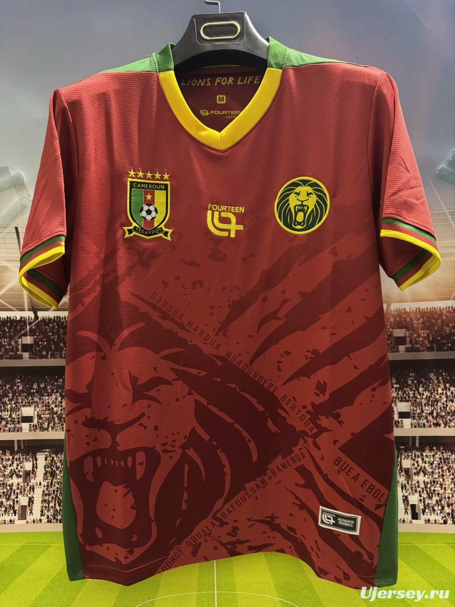 2025 Cameroon Away Wine Jersey