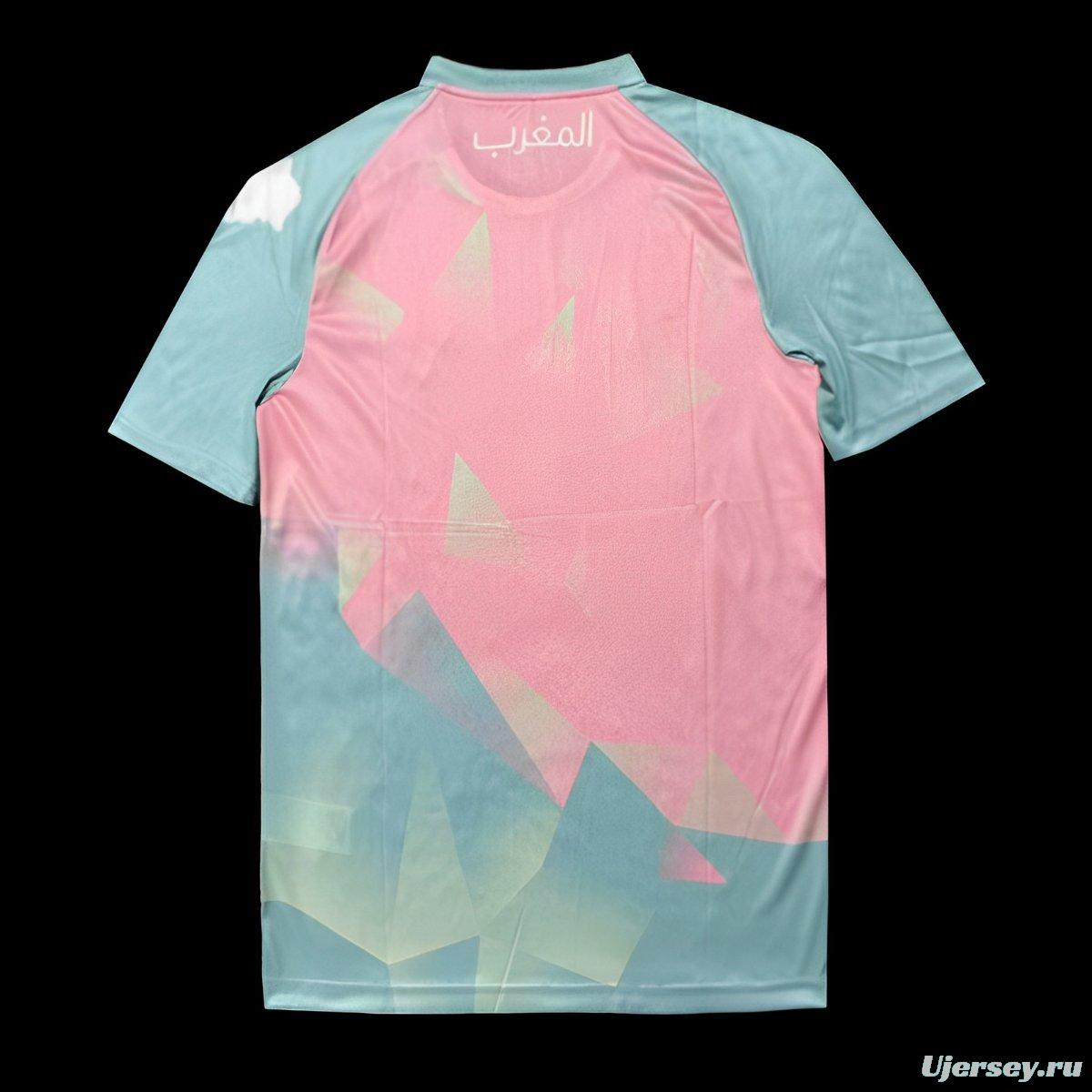 2025 Morocco Pink Pre-Match Jersey