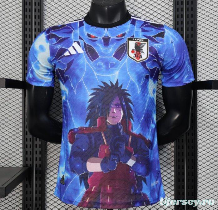 Player Version 2025 Japan Blue with Anime Character Design Jersey
