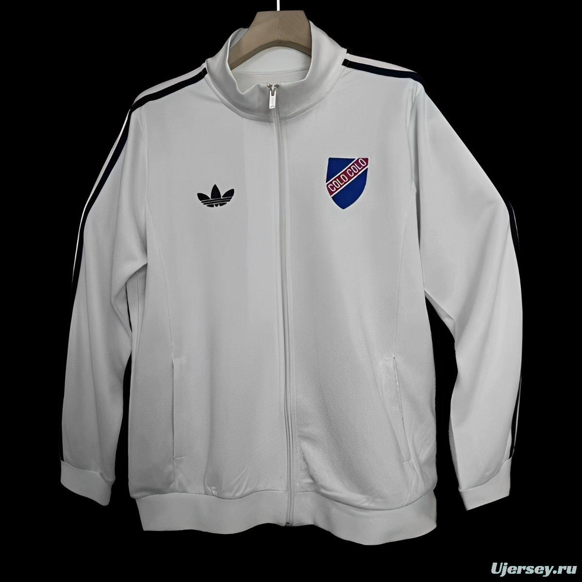 25/26 COLO COLO  WHITE Full Zipper Jacket