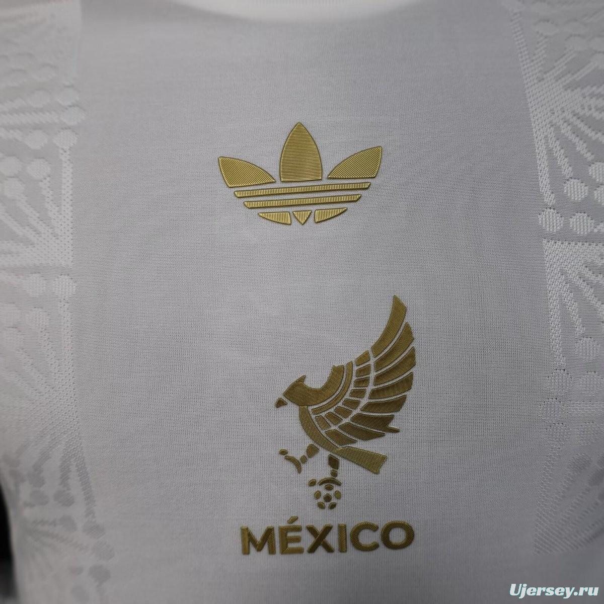 2025 Mexico Gold Cup WHITE Long Sleeve Jersey