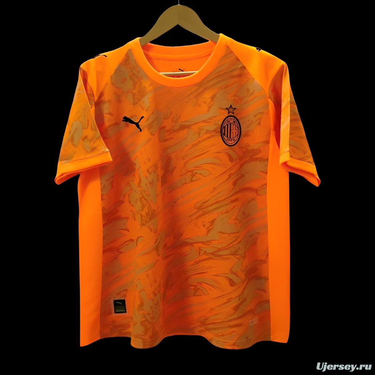 25/26 AC Milan Goalkeeper Third Orange Jersey