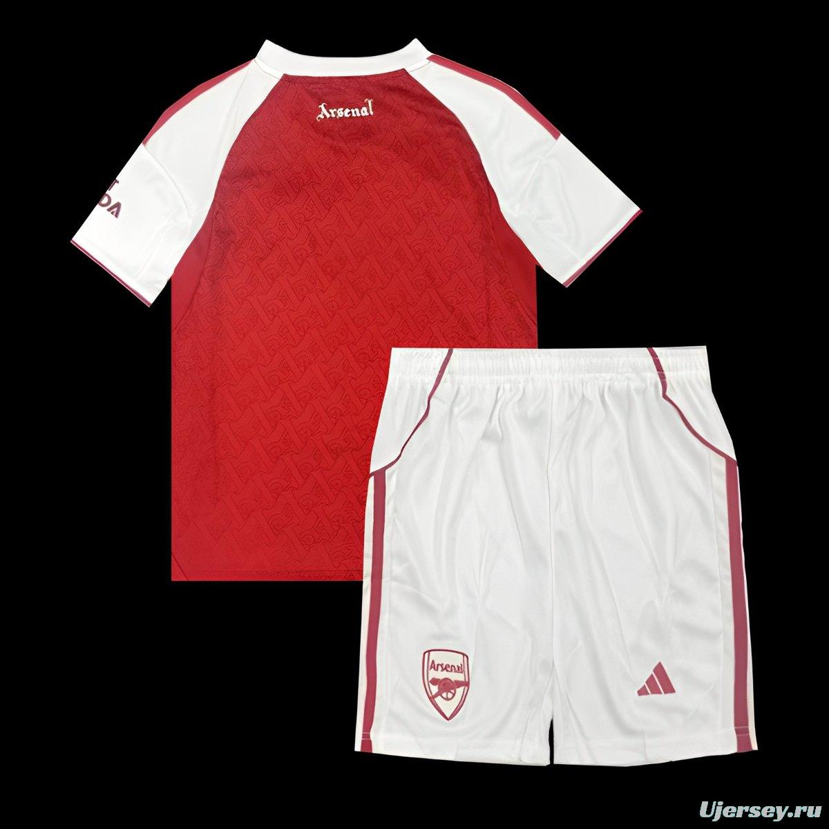 25/26 Kids Arsenal Home Jersey