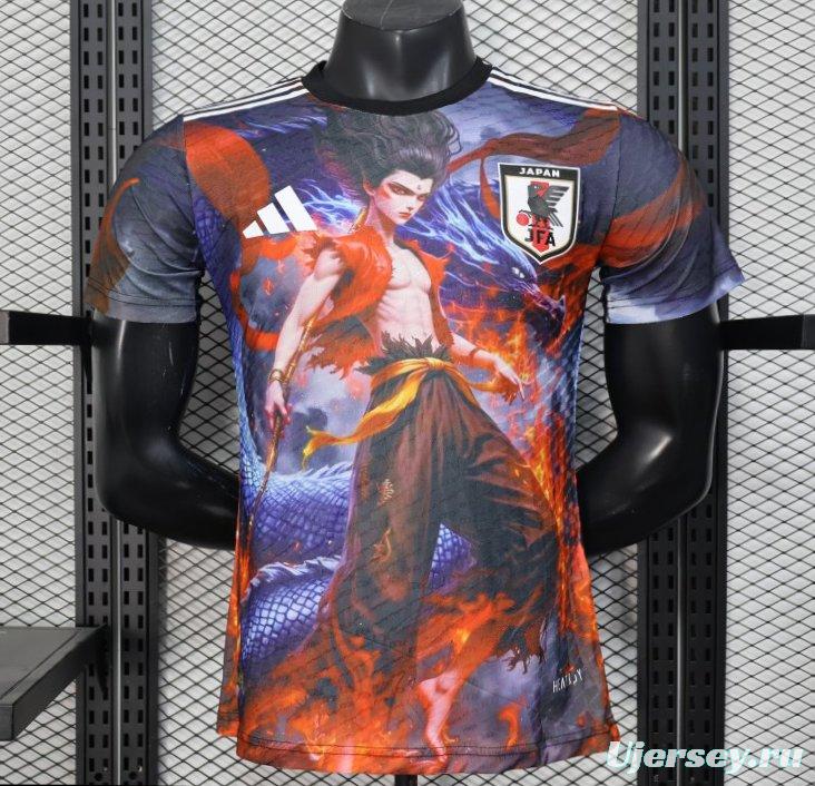 Player Version 2025 Japan Purple with Anime NAZHAI Graphic Jersey