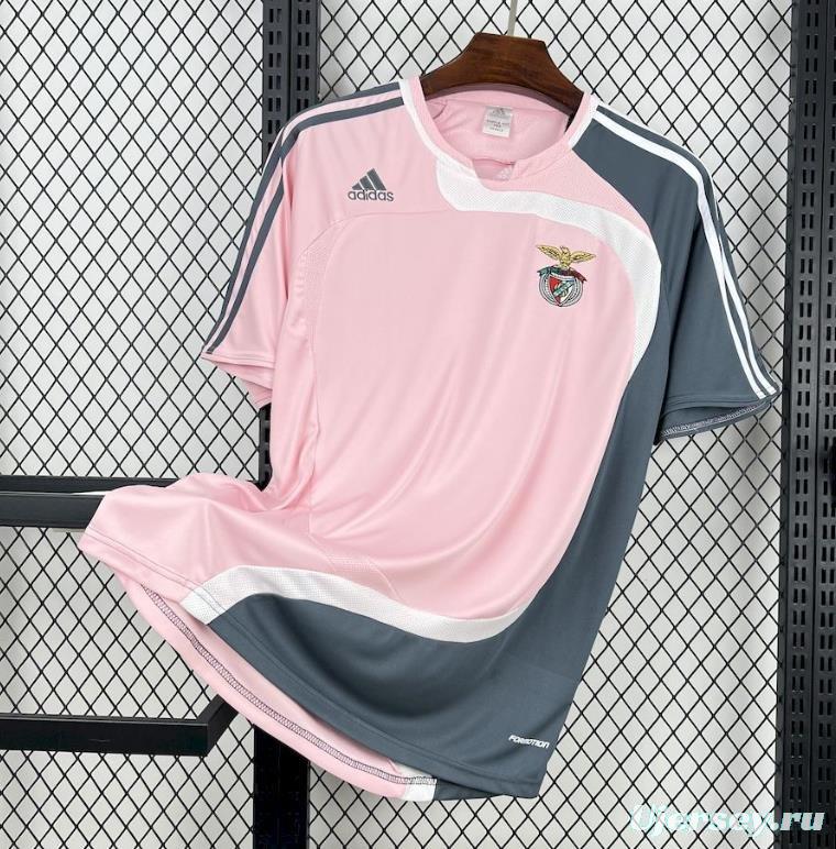 Retro 07/08 Benfica Away Pink Jersey