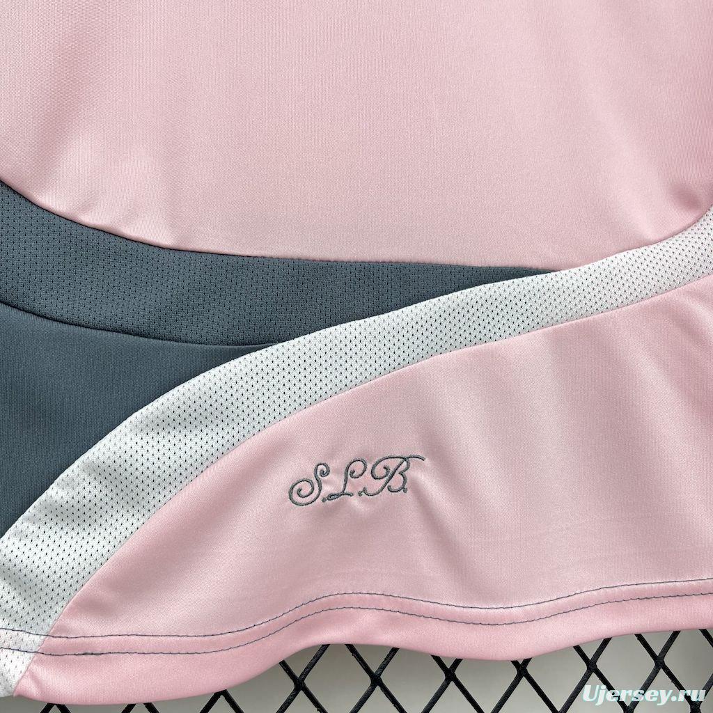 Retro 07/08 Benfica Away Pink Jersey