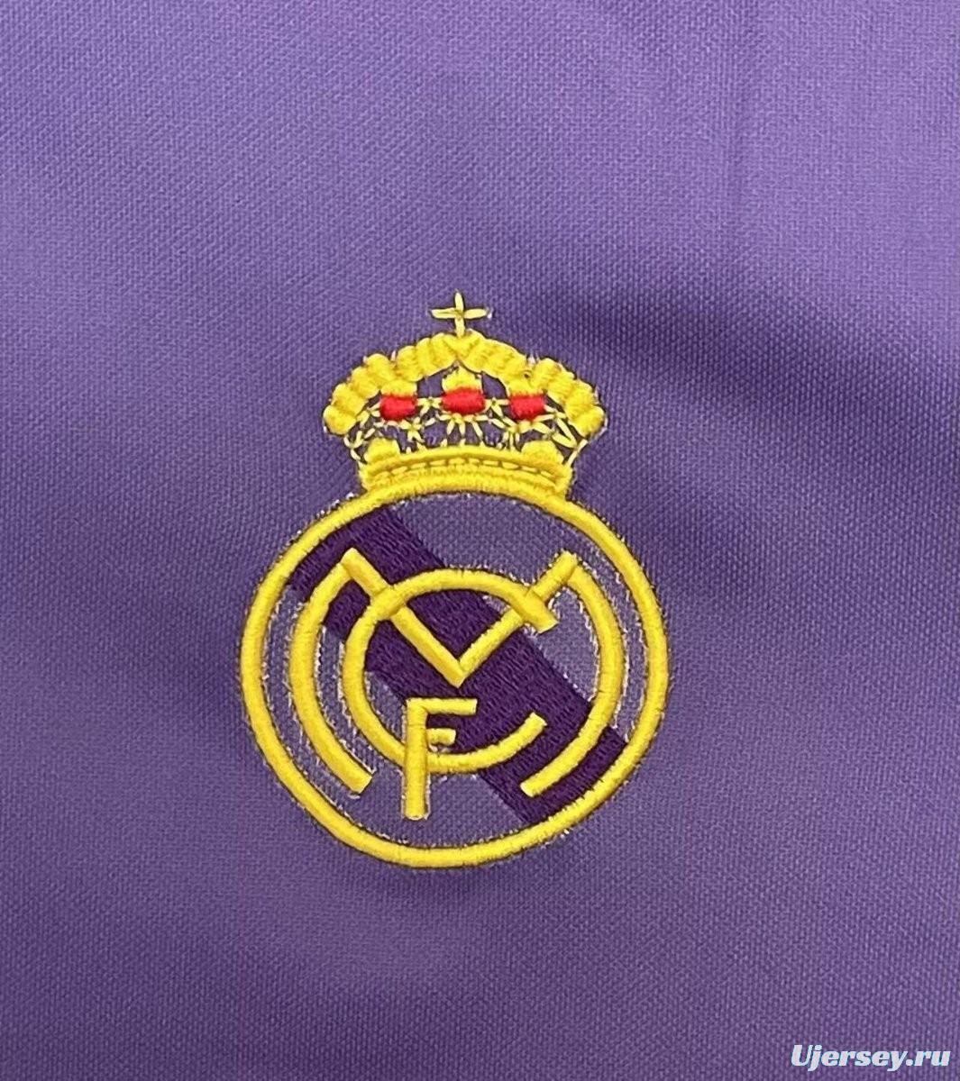 Retro 84/85 Real Madrid Away Purple Jersey