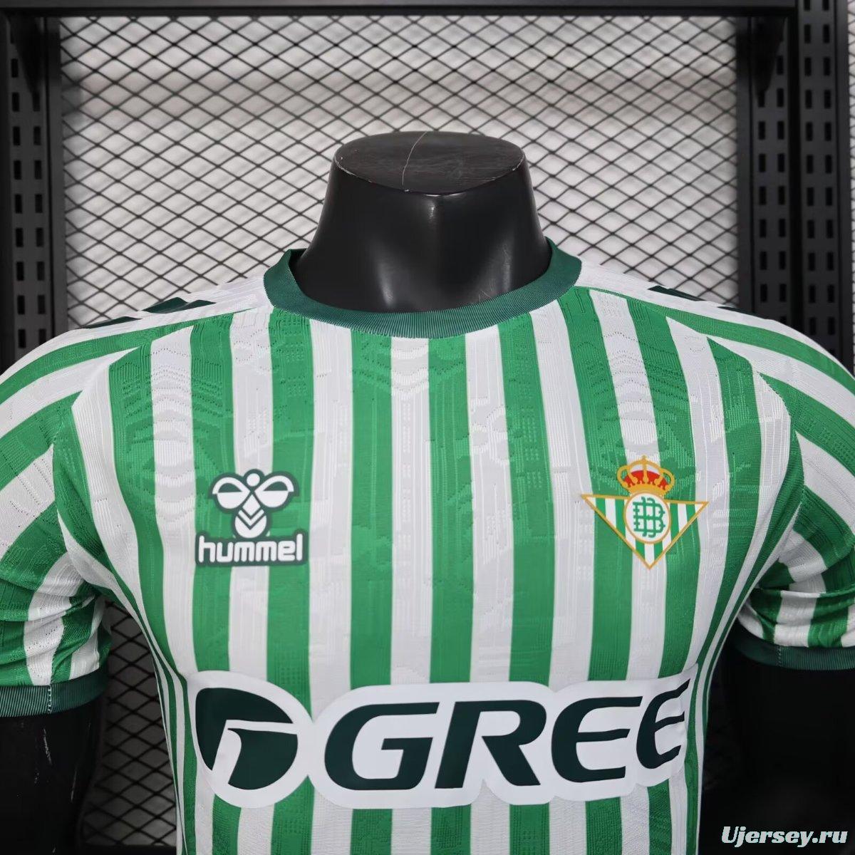 Player Version 25/26 Real Betis Home Jersey