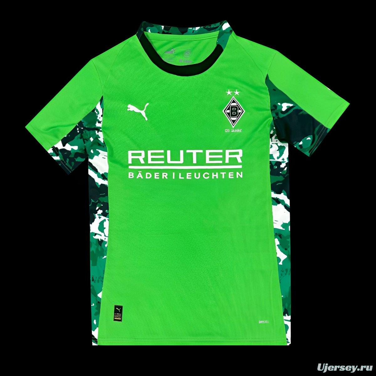25/26 Borussia Mönchengladbach Away Green Jersey