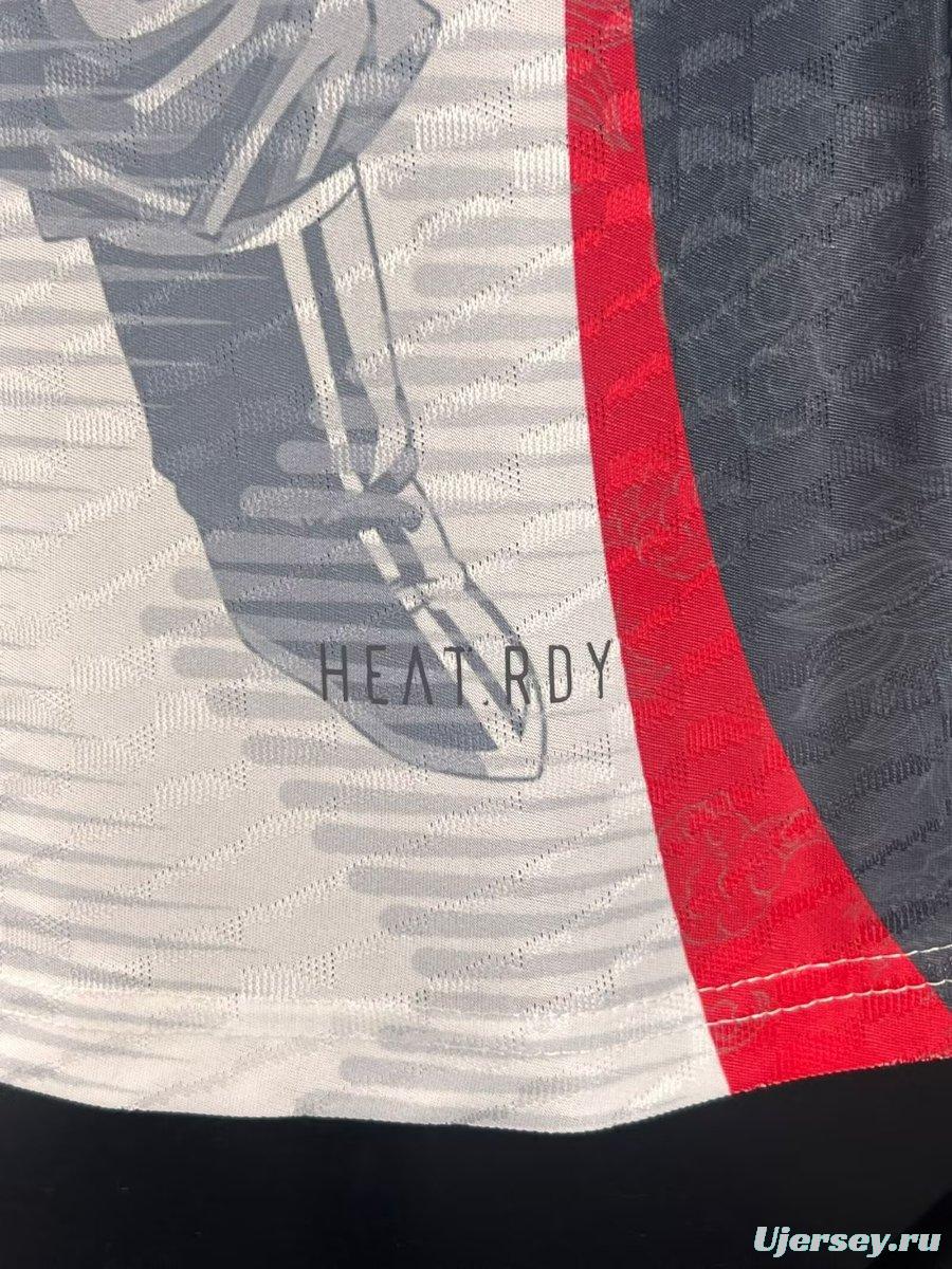 Player Version 2025 Mexico White with Aztec Warrior Jersey