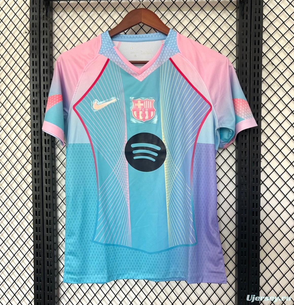 25/26 Barcelona Blue Gradient with Spotify Jersey