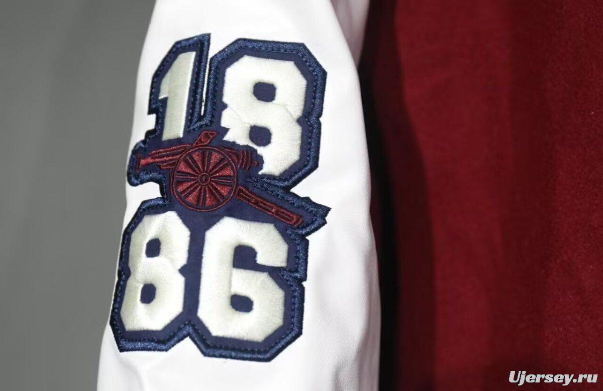 25/26 Adidas Originals xArsenal Wine Baseball VRCT Outdoor Jakcet