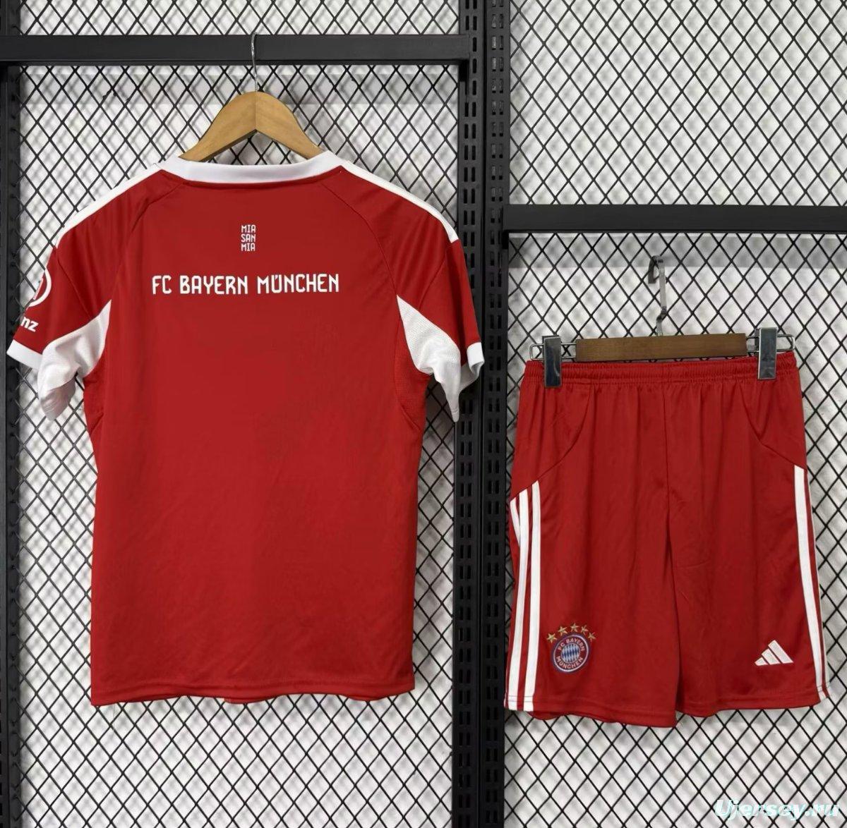 25/26 Kids Bayern Munich Home Jersey