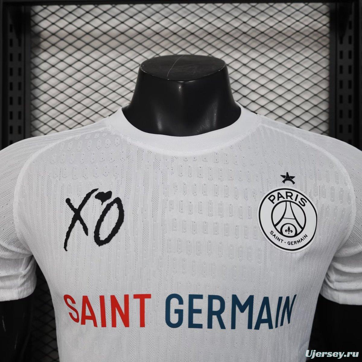 Player Version 25/26 PSG x XO WHITE Pre-Match Jersey