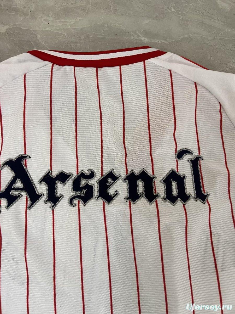 25/26 Arsenal US Pack Baseball White Jersey