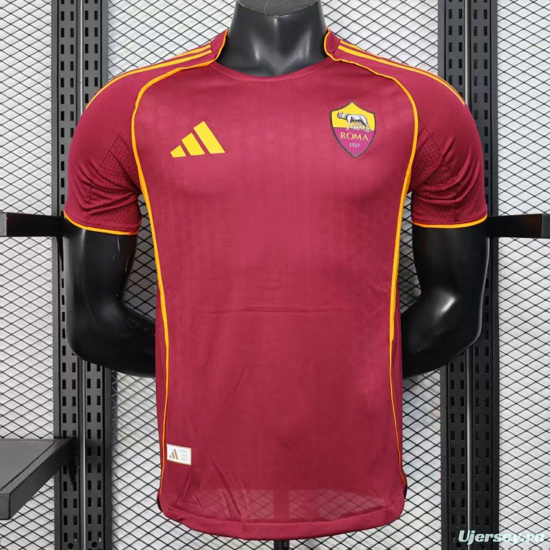 Player Version 25/26 Roma Home Jersey