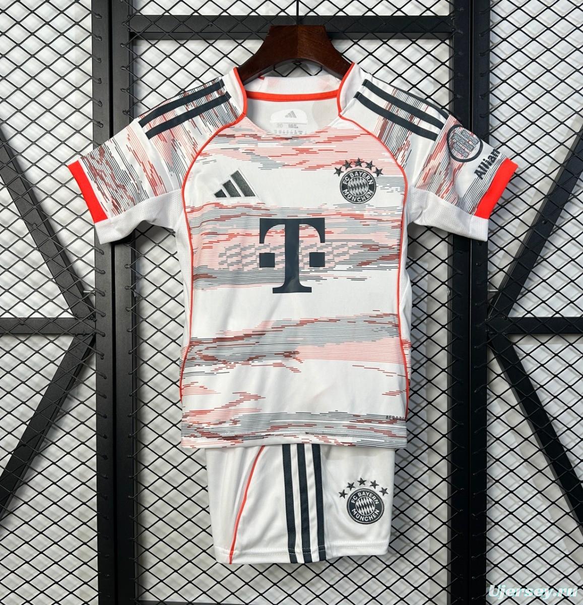 25/26 Kids Bayern Munich Away Size 16-28 Jersey