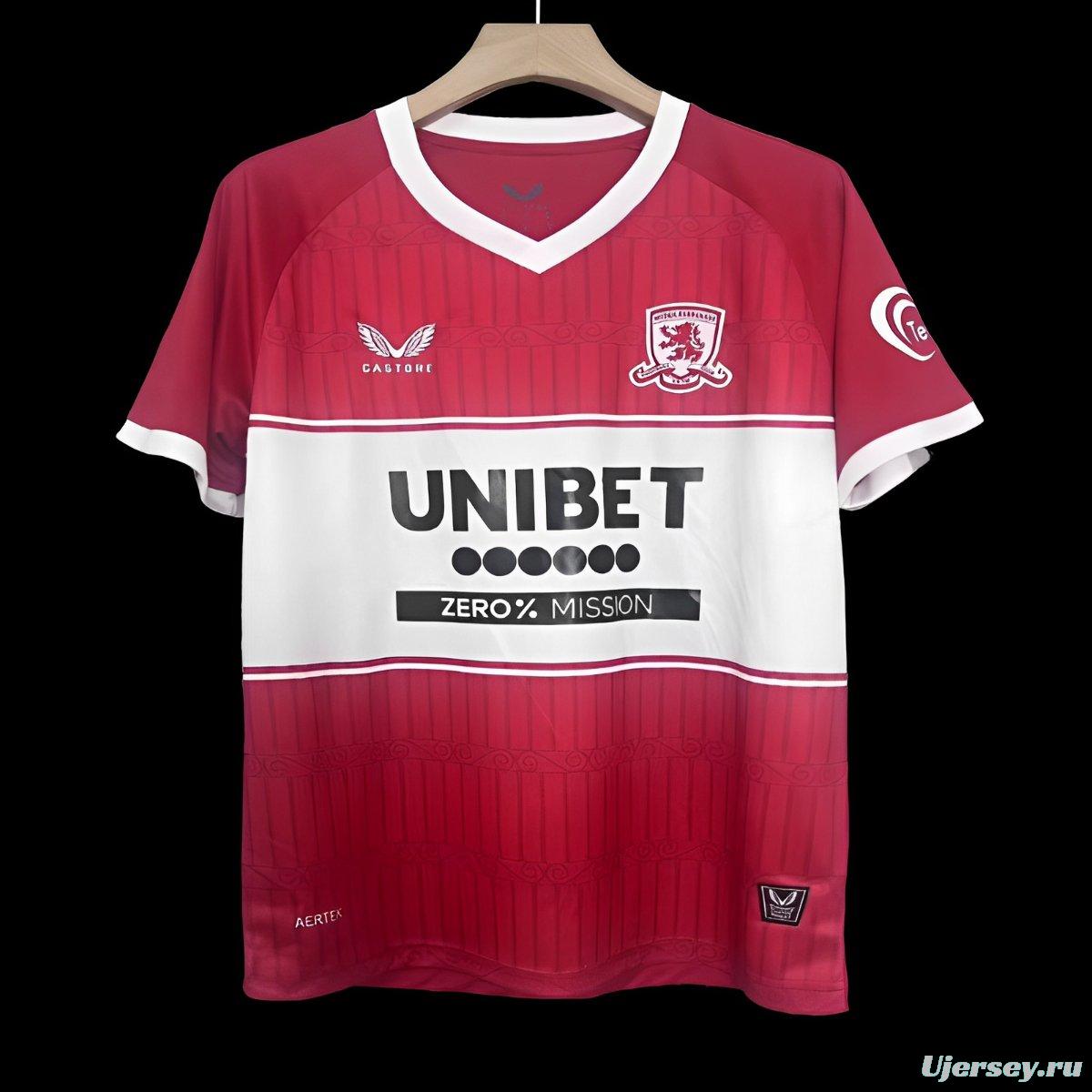 25/26 Middlesbrough Home Jersey