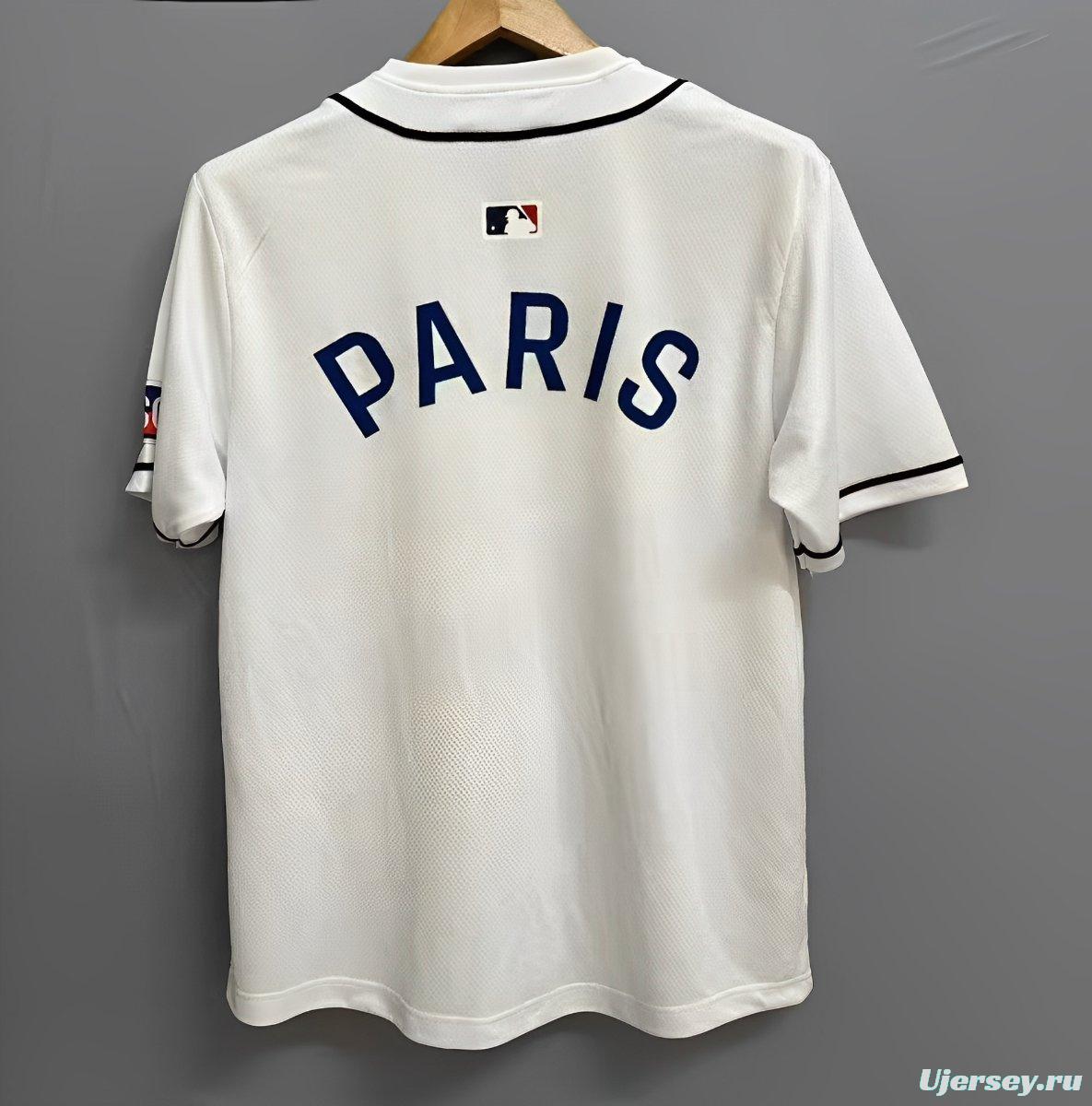 25/26 PSG US Pack Baseball WHITE Jersey