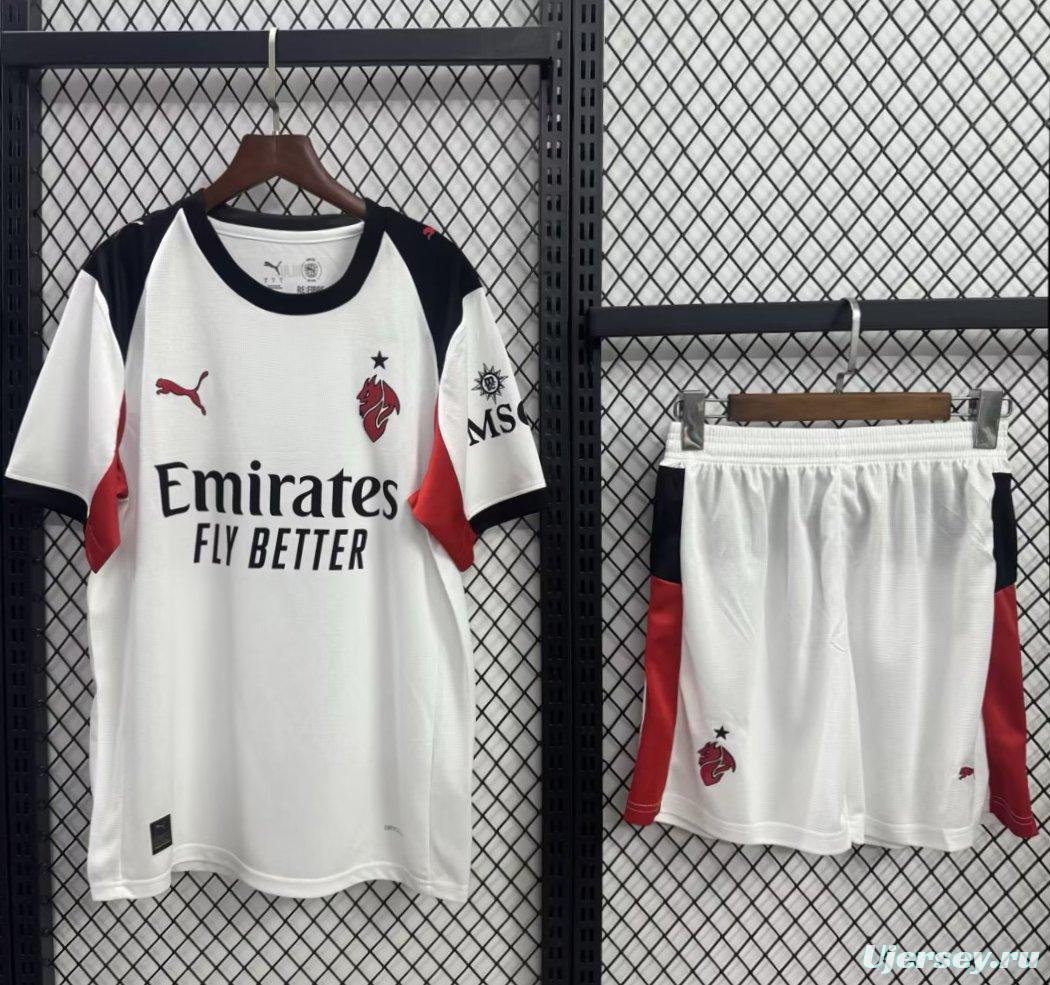 25/26 Kids AC Milan Away Jersey