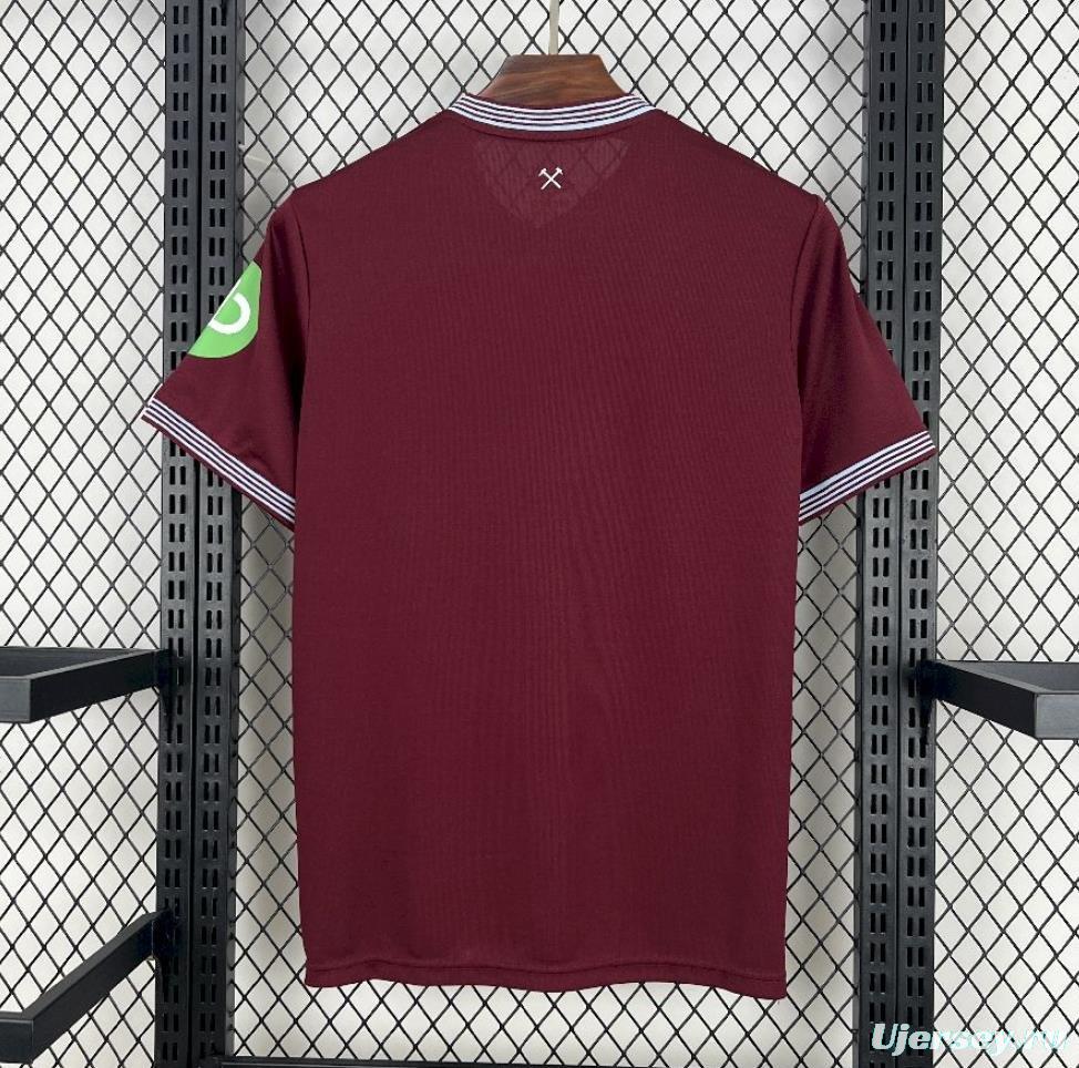25/26 west Ham United Home Jersey