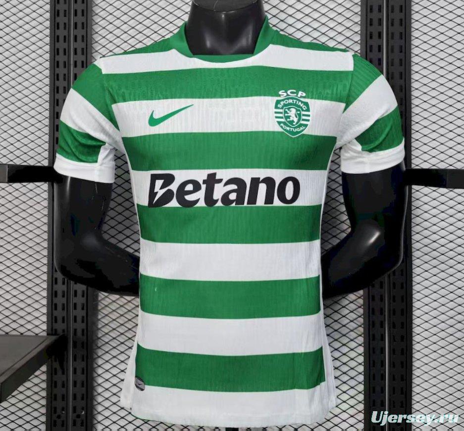 2025/26 Player Version Sporting CP Home Jersey