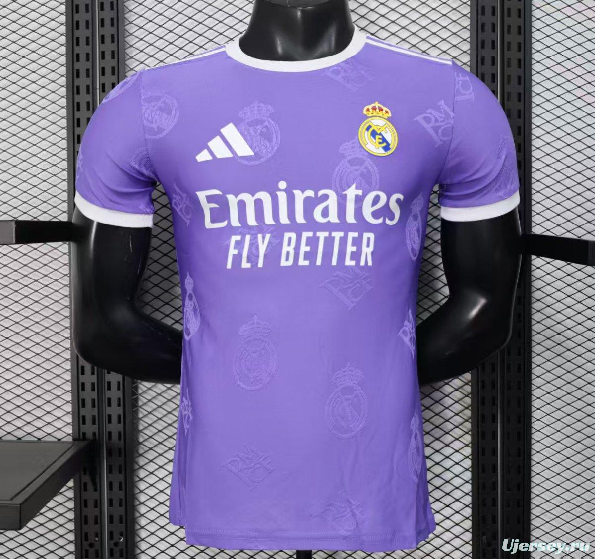 Player Version 25/26 Real Madrid Purple Special Jersey