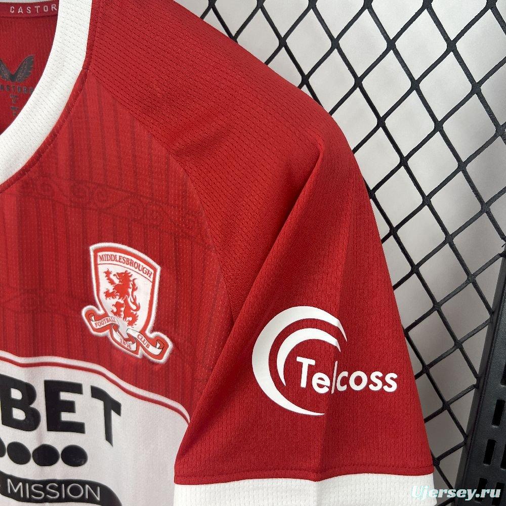 25/26 Middlesbrough Home Jersey